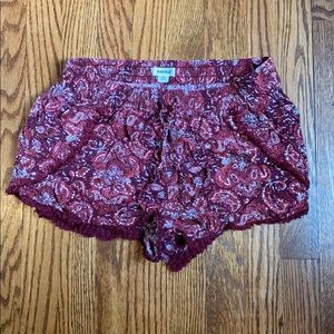 Garage flowy shorts